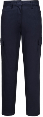 Pantaloni cargo stretch S233 Portwest pentru femei, navy