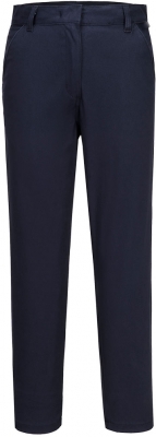 Pantaloni Chino subtiri elastici S235 Portwest pentru femei, bleumarin