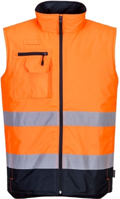 Vesta termica Hi-Vis, portocaliu/navy, regular, Two Tone, Portwest