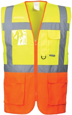 Vesta Hi-Vis praga, galben/orange, regular, Executive, Portwest
