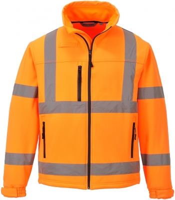 Jacheta Hi-Vis softshell (3L), portocaliu, regular, Classic, Portwest