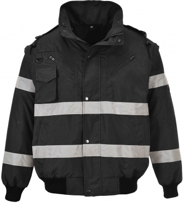 Jacheta bomber Iona 4 in 1, Negru, Portwest 