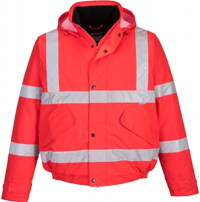 Jacheta Hi-Vis Bomber, Rosu, Portwest 