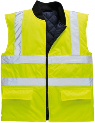 Vesta termica reversibila Hi-Vis, galben, regular, Portwest