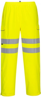 Pantaloni Hi-Vis extreme rain, galben, regular, PWR Rainwear, Portwest