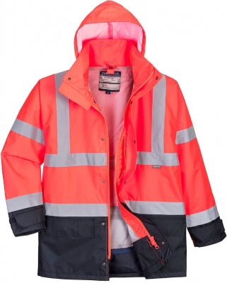 Jacheta Hi-Vis Portwest Executive 5-in-1, Rosu/Navy, Portwest 