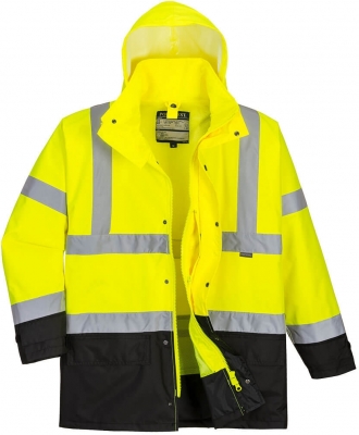 Jacheta Hi-Vis Executive 5-in-1, Galben/Negru, Portwest 
