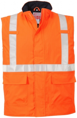 Vesta Bizflame Rain Hi-Vis antistatica si ignifuga, portocaliu, regular, Portwest
