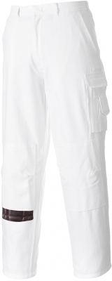 Pantaloni pentru zugravi, alb, tall, Portwest