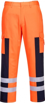Pantaloni Hi-Vis, portocaliu/navy, regular, ballistic service, Portwest