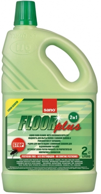 Detergent lichid cu efect insecticid pardoseli, 2l, Sano Floor Plus 