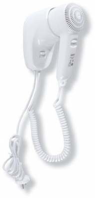 Uscator de par cu buton, din plastic alb, 1240 W, Mediclinics
