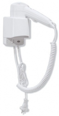 Uscator de par vertical cu buton, din plastic alb, 1240 W, Mediclinics