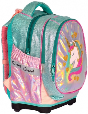 Ghiozdan Anatomic, Compartiment Laptop, Unicorn, S-Cool