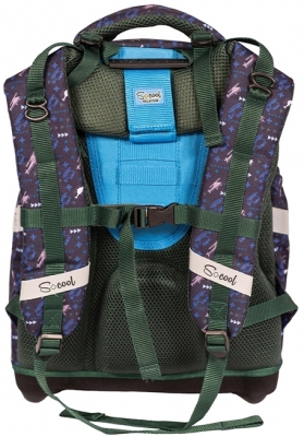 Ghiozdan Anatomic, Compartiment Laptop, Sky Line, S-Cool