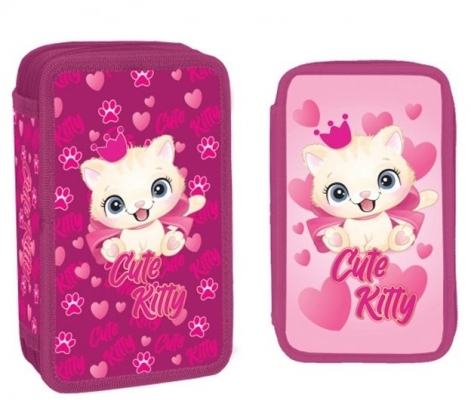 Penar echipat, 2 fermoare, 29 piese, Cute Kitty, S-Cool