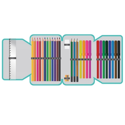 Penar echipat, 2 fermoare, Street Ball, S-Cool, 29 piese
