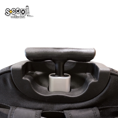 Ghiozdan trolley premium, S-Cool, compartiment laptop, 34x20x49 cm 