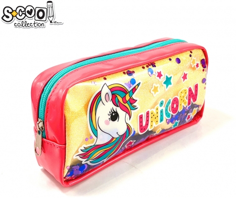 Penar borseta paiete, S-Cool, UNICORN
