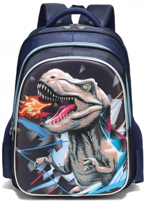 Ghiozdan S-Cool 3D motiv T-rex