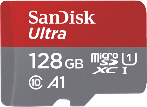 Card de Memorie Sandisk MicroSDXC, 128GB, Adaptor SD, Class 10
