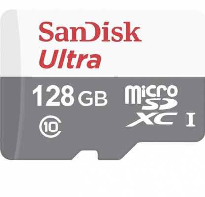 Card de Memorie Sandisk MicroSDXC, 128GB, Adaptor SD, Class 10