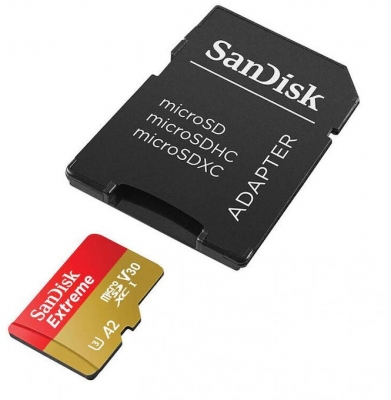 Card de Memorie SanDisk, 256GB, UHS-I, Class 10, 80MB/s cu adaptor