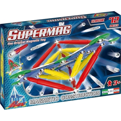 Supermag Classic Primary - Set Constructie 72 Piese Supermag