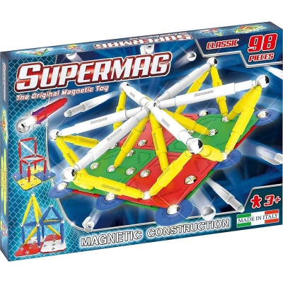Supermag Classic Primary - Set Constructie 98 Piese Supermag