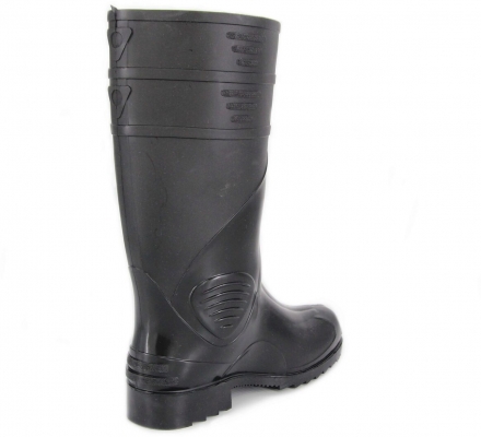 Cizme pvc impermeabile, lungi, negre 