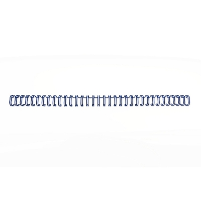 Spire metalice 14.3 mm albastre A4 100buc/cut