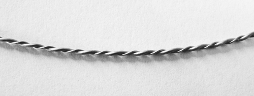 Sarma rasucita din inox pentru sigilii plumb, varianta A, 0,8 - 0,9 kg/rola