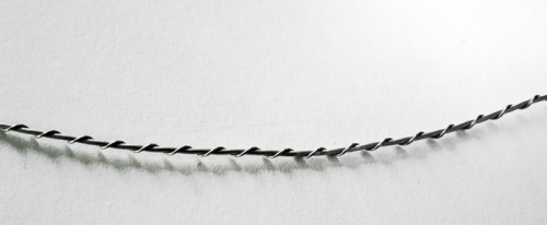 Sarma rasucita zincata pentru sigilii plumb, varianta B,  0,5 - 0,6 kg/rola