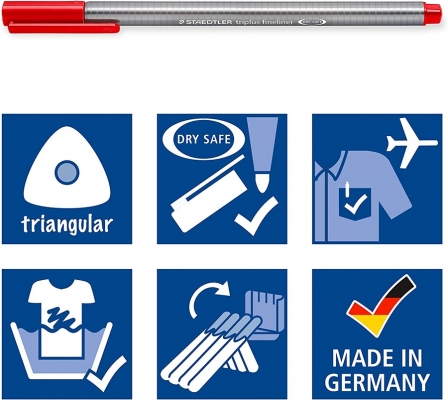 Set Fineliner Triplus 334, editie aniversara 25 de ani, 25 culori/set Staedtler