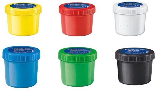 Vopsea pentru pictat cu degetele 6 culori/set Noris Staedtler
