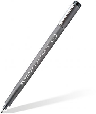 Liner Pigment 308, diverse grosimi, 6 buc/set, Staedtler 