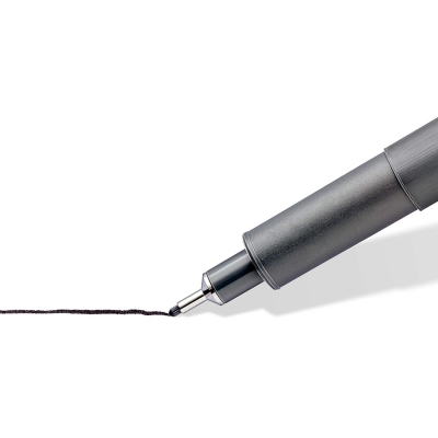 Liner Pigment 308, diverse grosimi, 6 buc/set, Staedtler 