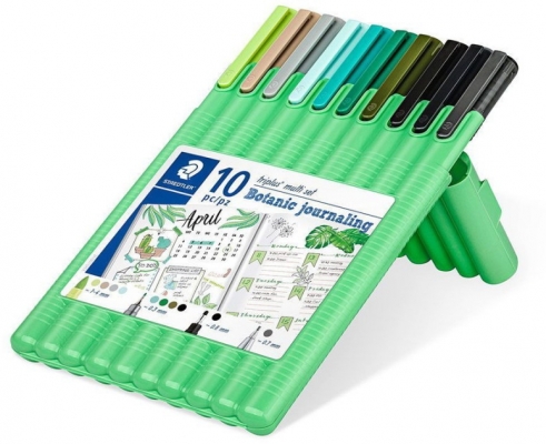 Set instrumente de scris mix Triplus Botanic Journaling Staedtler 
