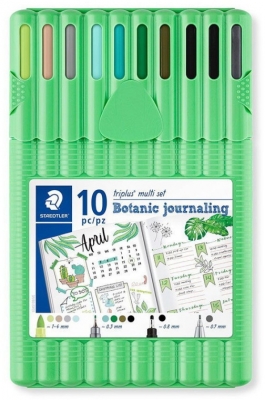 Set instrumente de scris mix Triplus Botanic Journaling Staedtler 