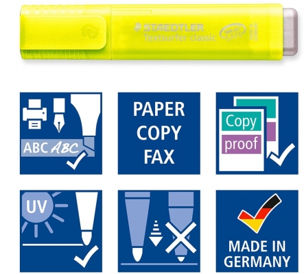 Textmarker Textsurfer Classic Neon 364, 8 buc/set Staedtler