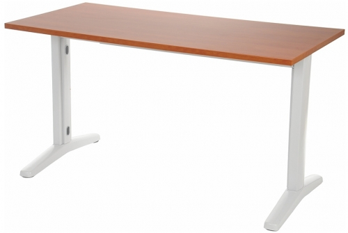 Cadru de birou, traversa extensibila, alb Stema partner 