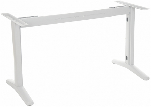 Cadru de birou, traversa extensibila, alb Stema partner 