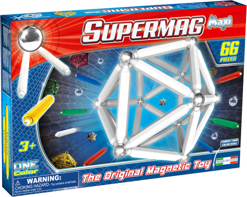 Supermag Maxi One Color - Set Constructie 66 Piese Supermag