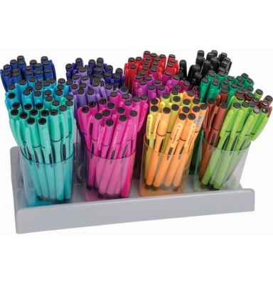 Finelinere Broad Tip 0.8 mm prezentare pe display 180 de bucati SERVE