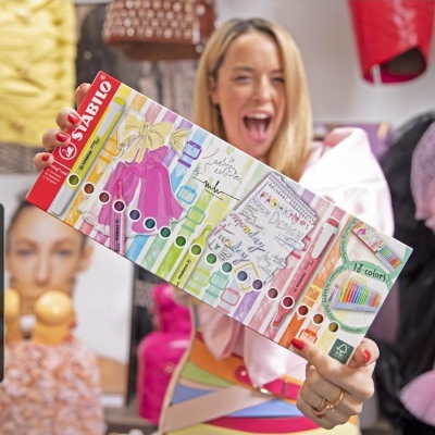 Textmarker Swing Cool Pastel, 18 culori/set Stabilo 