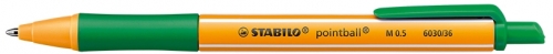 Pix cu mecanism pointball 0.5 mm Stabilo