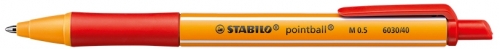 Pix cu mecanism pointball 0.5 mm Stabilo