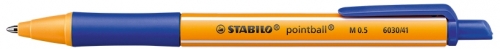 Pix cu mecanism pointball 0.5 mm Stabilo
