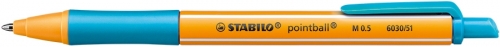 Pix cu mecanism pointball 0.5 mm Stabilo