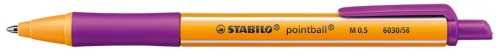 Pix cu mecanism pointball 0.5 mm Stabilo